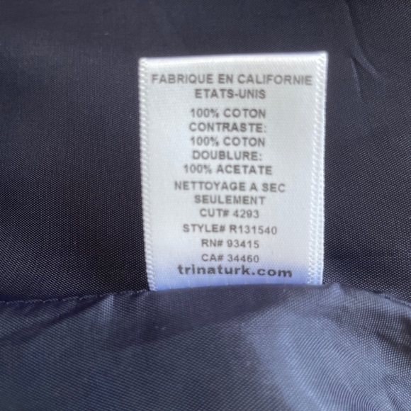 Bold Trina Turk Jacket Size 10 - Picture 8 of 8